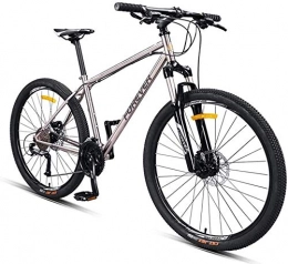 NENGGE Mountain Bike NENGGE Adult Mountain Bikes, 27.5 inch Steel Frame Hardtail Mountain Bike, Mechanical Disc Brakes Anti-Slip Bikes, Men Womens All Terrain Mountain Bicycle, 30 Speed Suitable for Men and Women, Cycli