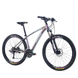 NENGGE Mountain Bike NENGGE Hardtail Mountain Bikes 27 Speed, 27.5 Inch Mountain Trail Bike for Men or Women, Adults All Terrain Commuter Bicycle, Adjustable Seat & Hydraulic disc brake, Fog Gradient Color, B