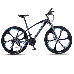 NEWSPEED Mountain Bike NewSpeed Adult Mountain Bike, 26-Inch Wheels, Mens, Womens Steel Frame, Shimano 21 Speed, Disc Brakes (Grey)