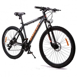 OMEGA BIKES Bike OMEGA BIKES Unisex Adult DUKE Bicycles, Street, MTB Bike, BLACK / ORANGE, 29