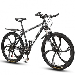 PBTRM Bike PBTRM Youth / Adult Mountain Bike, Mountain Bike Bicycle Hard Tail, 26 Inches 27-Speed, Multiple Colors, Black
