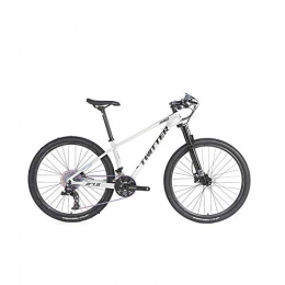 peipei Bike peipei 24 / 36 speed 27.5 / 29 off-road shock-absorbing mountain bike. Carbon fiber bicycle mountain bike carbon fiber bicycle-Silver black_29 inches x17 inches