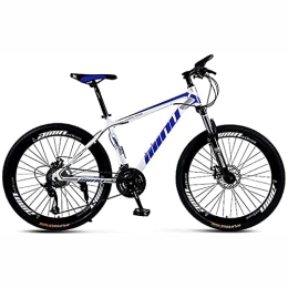 PhuNkz Mountain Bike PhuNkz 21 / 24 / 27 Speed Adult Men's Mountain Bike 26" Wheel, High Carbon Steel Bicycle, Vari Speed Mountain Bike / Blue / 24 Speed