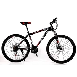 QCLU Mountain Bike QCLU 26 / 29 Inch Mountain Bike, Fully Hitter Full Suspension, 30 Speed Shift, Rock Shox Fork, Disc Brakes Hardtail MTB, Trekking Bike Men Bike Girls Bike (Color : Red, Size : 26 inch)