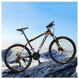 QIMENG Bike QIMENG 26 Inch Mountain Bikes Mountain Bike Aluminum Alloy Anti-Slip Bikes Hardtail Mountain Bikes Dual Suspension Folding Unisex, 27 Speed Recommended Height 155-190Cm, Black