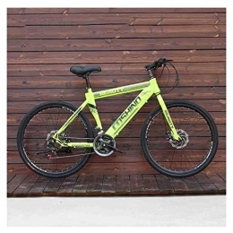 RYP Mountain Bike Road Bikes Bicycles Mountain Bike adult Men's MTB Road Bicycle For Womens 24 Inch Wheels Adjustable Double Disc Brake Off-road Bike (Color : Green, Size : 30 Speed)