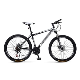 SABUNU Bike SABUNU Mountain Bike 26 Inch Adult Variable Speed Disc Brake Male And Female High Carbon Steel Student Mountain Bike(Size:21 Speed, Color:black)