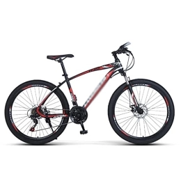 SABUNU Bike SABUNU Mountain Bike 26 Inch Wheels 21 / 24 / 27 Speed High-carbon Steel Frame Front Suspension MTB For Adults Mens Womens(Size:21 Speed, Color:Ed)