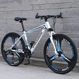 SANJIANG Bike SANJIANG Mountain Bike, 21 / 24 / 27 / 30 Speed Double Disc Brake City Bikes 24 / 26 Inches All-Terrain Adaptation Hard Tail Front Shock Absorber Suspension, E-24in-27speed