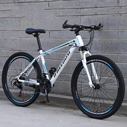 SANJIANG Bike SANJIANG Mountain Bike, 26 / 27.5 / 29in Wheels Disc Brakes 21 / 24 / 27 / 30 Speed Mens Bicycle Front Suspension MTB, A-26in-21speed