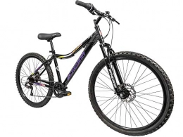 Schwinn Fitness Mountain Bike Schwinn Surge Adult Mountain Bike, 26-Inch Wheels, Womens 17-Inch Alloy Frame, 7 Speed, Disc Brakes, Black