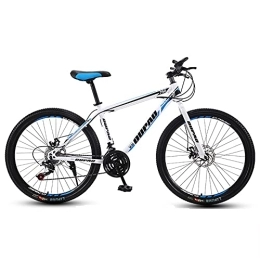 SHANJ Mountain Bike SHANJ Mens and Womens Mountain Bikes, Adult Offroad MTB Road Bicycle, 24 / 26inch, 21-30 Speeds, 3-Spoke Wheels, Suspension Fork, Disc Brakes