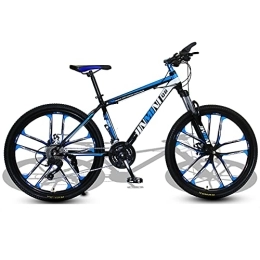 SHANJ Mountain Bike SHANJ Mountain Bike for Adult Men and Women, 21-30 speed Full Suspension MTB Bicycle, Disc Brakes, Outdoor Road Bikes, 24 / 26inch Ten-Spoke Wheels