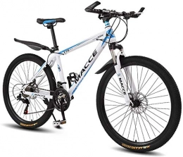 Shirrwoy Bike Shirrwoy Mountain Bike for Adult 26 Inch, Men Women MTB with Dual Disc Brake, Full Suspension Mountain Trail Bike Outroad Bicycles, 21 / 24 / 27 Speed, D, 27speed