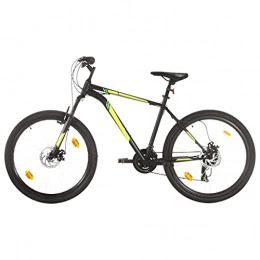 SKM Bike SKM Mountain Bike 21 Speed 27.5 inch Wheel 42 cm Black