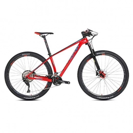 BIKERISK Bike STRIKERpro Carbon fiber mountain bike 22 / 33 speed oil disc brake men and women off-road competition mountain bike / Red, 22speed, 29×17