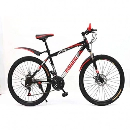 BNMKL Bike Sturdy And Durable 26 Inch Outroad Mountain Bike Fitness Bicycle With 21 Speed Dual Disc Brake Men Women Outdoor, C-24in