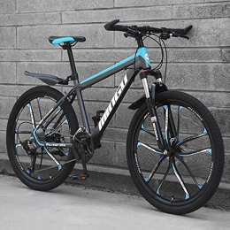  Bike Stylish Mountain Bike 27 Speeds Carbon Steel Frame Road Bike 24 / 26 Inch Wheels Unisex, White, 24inch