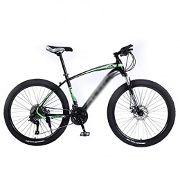 T-Day Mountain Bike T-Day Mountain Bike Mountain Bike 26 In Aluminum Alloy Wheels 21 / 24 / 27 Speed Gear System Dual Disc Brake Adult Bicycle For Men Woman(Size:24 Speed, Color:Green)