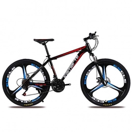 TATANE Bike TATANE Adult Mountain Bike, 24 / 26 Inch Disc Brakes, 21 / 24 / 27 Speed Student Cycling Bicycle, Red, 26 inch 27 speed