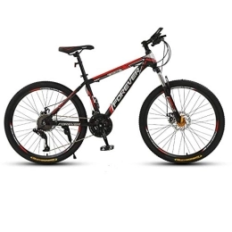 TRGCJGH Mountain Bike TRGCJGH Adult Mountain Bike, 26 Inch Men's Dual Disc Brake Hardtail Mountain Bike, Bicycle Adjustable Seat, High-carbon Steel Frame, D-26inch21speed