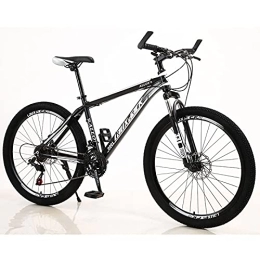 UYHF Bike UYHF Adult Mountain Bike, 26-Inch Wheels, Mens, Womens Kids Dual Suspension Aluminium Alloy, 21 / 24 / 27 Speed, Disc Brakes E- 27 speed