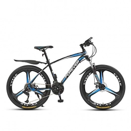 WLWLEO Bike WLWLEO 26 Inch Mountain Bikes, High-carbon Steel Frame Double Disc Brake System All Terrain Mountain Bicycle for Mountain Highway Road City, C, 24" 30 speed
