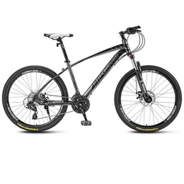 WYZQ Bike WYZQ 27.5 Inch Mountain Bikes, High-Carbon Steel Frame, Shock-Absorbing Front Fork, Double Disc Brake, Off-Road Road Bicycles, Rider Height 5.6-6.4Ft, B, 27 speed