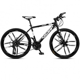 XBSLJ Bike XBSLJ Mountain Bikes, Adult Mountain Bike, 24 / 26 Inch Dual Disc Brakes Mountain Bicycle, 21 / 24 / 27 Speed Bicycle MTB