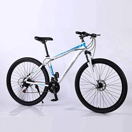 XER Mountain Bike XER Hardtail Mountain Bike Dual Suspension Mens Bike Shimano 21 Speeds 29inch Aluminum Frame Bicycle Disc Brakes, White