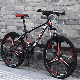 XHLLX Mountain Bike XHLLX 26" 24-Speed Mountain Bike, Removable Lightweight Aluminum Full Suspension Frame Suspension Fork Disc Brake Road Bikes for Adult, A