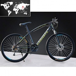 XNEQ Bike XNEQ 26-Inch Male And Female Dual Disc Brake Mountain Bike, 7 / 21 / 24 / 27 Speed Shock Absorber Variable Speed Student Bicycle