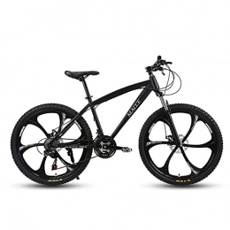 Y DWAYNE Mountain Bike Y DWAYNE Adult Mountain Bike, 24-Inch Wheels, Beach Snowmobile Bicycle, Double Disc Brake Bicycles, Aluminum Alloy Wheels, 21 / 24 / 27-Speed Bicycle MTB adjustable seat Man Woman General Purpose