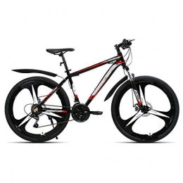 zhoudashu Mountain Bike zhoudashu 26 inch 21 Speed Mountain Bike, Aluminum Alloy Suspension Bike Double Disc Brake Bicycle