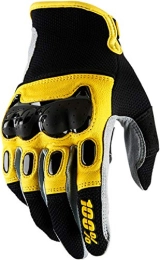 Inconnu Mountain Bike Gloves Inconnu 100% deristricted Unisex Adult Mountain Bike Glove, Black / Orange