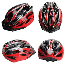 ACWERT Mountain Bike Helmet ACWERT Cycling Bicycle Helmet, Taillight With Warning Helmet, Adjustable Lightweight Adults Mens Womens Sports Headwear With Visor, Mountain Road Bike Eco-friendly Super Light Safety Helmet (Red)