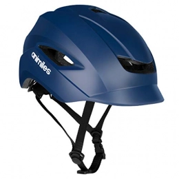 animiles Clothing ANIMILES Bike Helmets for Adults with Light, Cool Cycling Helmet CPSC and CE Certified Adult Bicycle Helmet for Urban Commuter Adjustable Size for Adult Men / Women (Dark Blue)