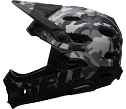 Bell Mountain Bike Helmet Bell Unisex's Super DH MIPS MTB Helmet, Matt / Gloss Black Camo, L 58-62cm