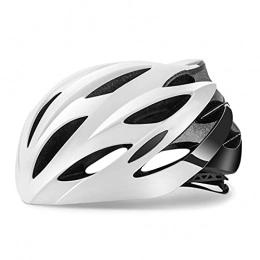 Yuan Ou Mountain Bike Helmet Bike Helmet Yuan Ou Ultralight Racing Cycling Helmet with Sunglasses Intergrally-Molded MTB Bicycle Helmet Mountain Road Bike Helmet M White Black