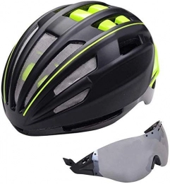 Xtrxtrdsf Mountain Bike Helmet Cycling helmet mountain road bicycle equipment integrated breathable helmet men and women riding hat Effective xtrxtrdsf (Color : Green)
