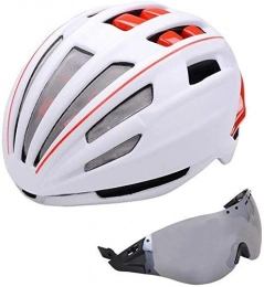 Xtrxtrdsf Mountain Bike Helmet Cycling helmet mountain road bicycle equipment integrated breathable helmet men and women riding hat Effective xtrxtrdsf (Color : White)