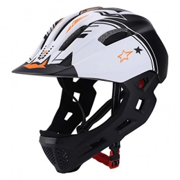 fuchsiaan Mountain Bike Helmet fuchsiaan Kids Full-face Bike Helmet with Light, Breathable, Lightweight, Adjustable, Safety Cycling Helmet, for Mountain Bikes, Skateboard, BMX, Racing, Scooter White