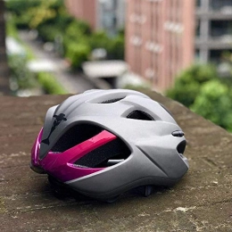 Xtrxtrdsf Mountain Bike Helmet Helmet Bicycle Riding Helmet Mountain Bike Road Bike Equipment Bicycle Pneumatic Men And Women Helmet Effective xtrxtrdsf (Color : Pink)