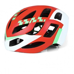 Yuan Ou Mountain Bike Helmet Helmet Yuan Ou Bicycle Helmet Integrally-molded Safety Cycling Lightweight Men's Mtb Road Mountain Bike 59-62cm Red and White