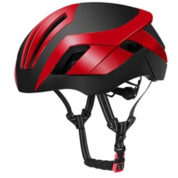 Yuan Ou Mountain Bike Helmet Helmet Yuan Ou Cycling Helmet Eps Reflective Bike Helmet 3 In 1 Mtb Road Bicycle Men's Safety Light Helmet Integrally-molded Pneumatic 57-62 cm Red