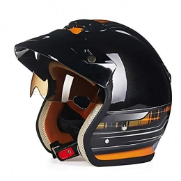 DHTOMC Mountain Bike Helmet Helmets Bright Black Orange ABS Adult Bicycle Helmet Riding Electric Car Motorcycle Helmet Bicycle Mountain Bike Helmet Outdoor Riding Equipment (Size : M) Xping (Size : Medium)