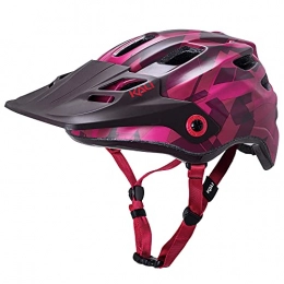 KALI Mountain Bike Helmet KALI Maya 3.0 Enduro Unisex Mountain Bike Helmet - Red, L / XL / MTB Safe Head Wear Trail Ride Cycling Protective Cycle Hat Guard Riding Bicycle Protection Safety Biking Lid Adult Dial Fit Headwear