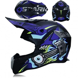 Unknow Mountain Bike Helmet Latest Off-road Motorcycle Helmet Bicycle Downhill AM DH Mountain Bike Capacete Cross Helmet Casco Motocross (Color : 21, Size : S)