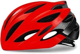Xtrxtrdsf Mountain Bike Helmet Lightweight Breathable Comfortable Road Bike Riding Helmet Men And Women Safety Helmet Effective xtrxtrdsf (Color : Black Red)