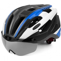 LXLAMP Mountain Bike Helmet LXLAMP bike helmet bike helmets men Bicycle Helmet, Mens Bike Helmets Magnetic Goggles Visor Shield Men's Women's Bicycle Helmets-Mountain Bike Helmet Safety Protection full face helmet mountain bike